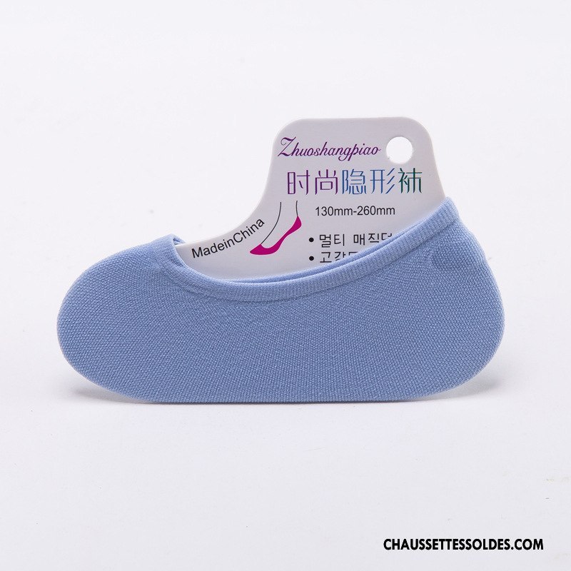 Chaussette Basse Femme Chaussette De Noël Velours Dame Silicone Antidérapant Respirant Couleurs De Bonbons Rose