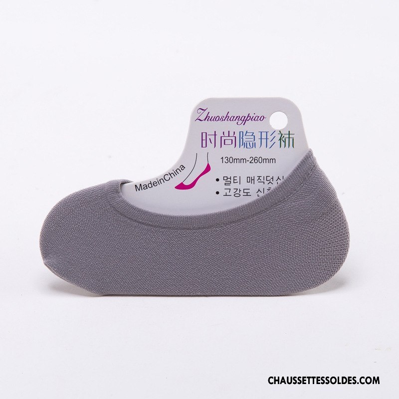 Chaussette Basse Femme Chaussette De Noël Velours Dame Silicone Antidérapant Respirant Couleurs De Bonbons Rose