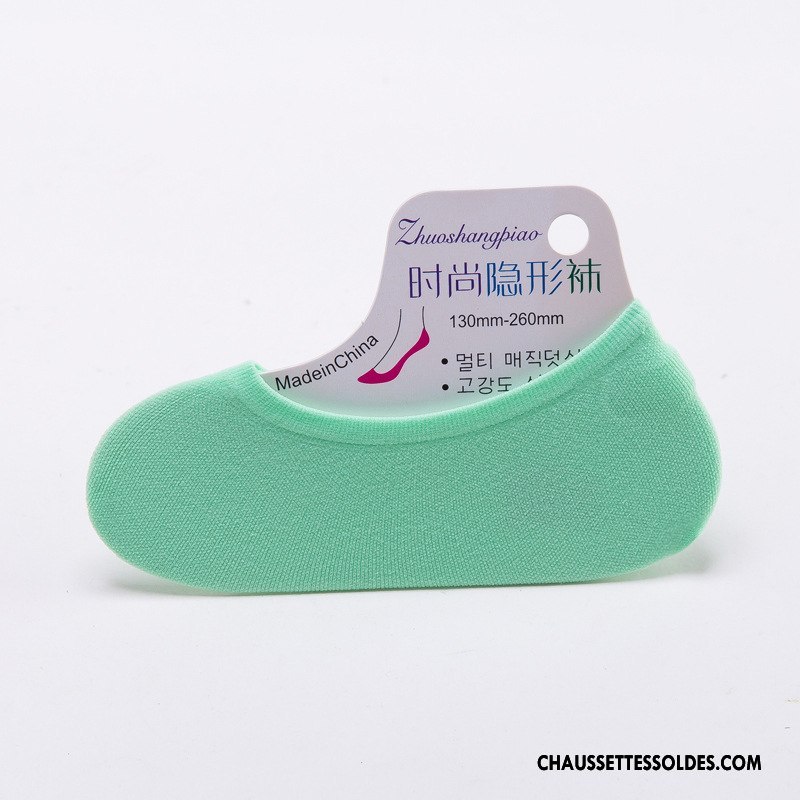 Chaussette Basse Femme Chaussette De Noël Velours Dame Silicone Antidérapant Respirant Couleurs De Bonbons Rose