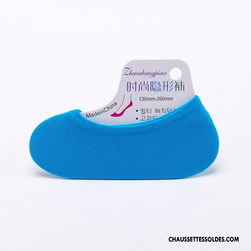Chaussette Basse Femme Chaussette De Noël Velours Dame Silicone Antidérapant Respirant Couleurs De Bonbons Rose