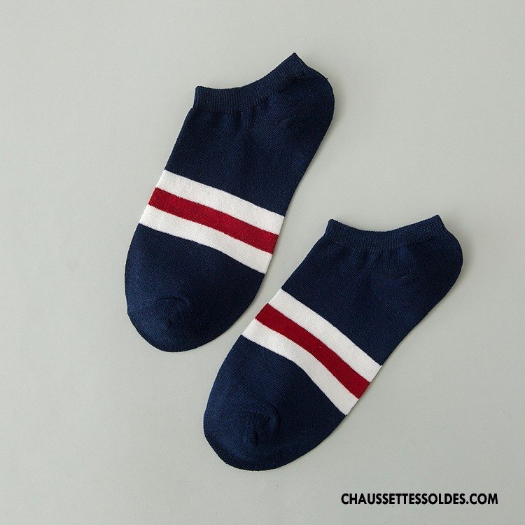 Chaussette Basse Femme Coton Bio Chaussette Basse Coupée Homme Invisible Blanc Clair