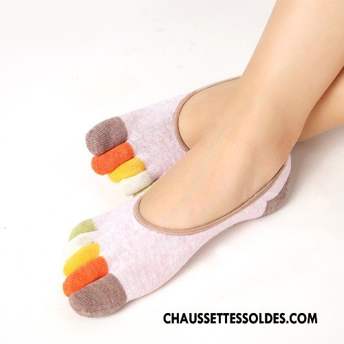 Chaussette Basse Femme Coton Bio Silicone Antidérapant Invisible Le Nouveau Chaussette Basse Coupée Bleu Clair
