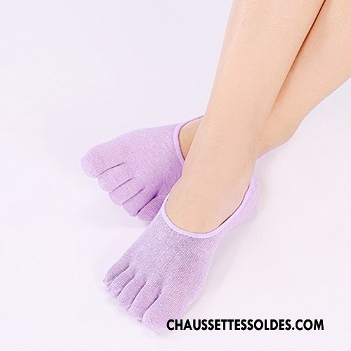 Chaussette Basse Femme Coton Bio Silicone Antidérapant Invisible Le Nouveau Chaussette Basse Coupée Bleu Clair