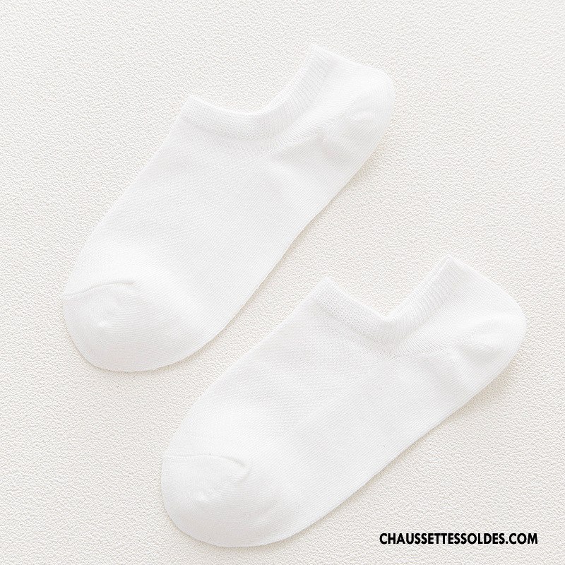Chaussette Basse Femme Courte Cuisse Fishnet Chaussette Basse Coupée Dame Respirant Été Rose