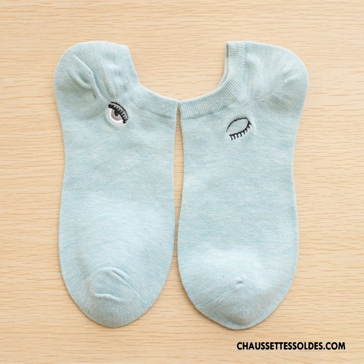 Chaussette Basse Femme Créatif Légère Nouvelles Arrivées Chaussette Basse Coupée Dessin Animé Été Violet