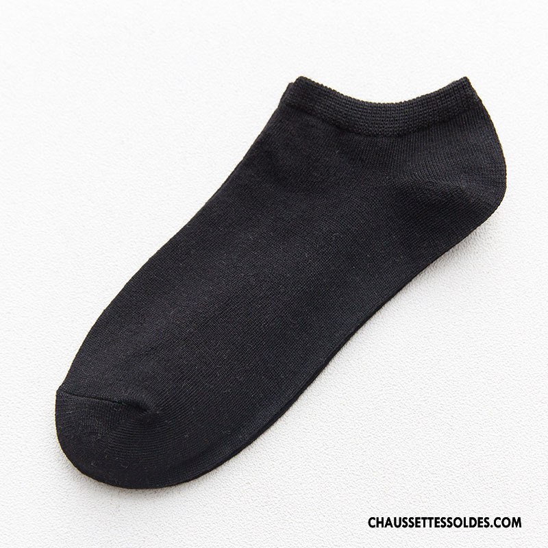 Chaussette Basse Femme Dame Chaussette Courte Charmant Été Antidérapant Chaussettes En Coton Pure Gris Clair