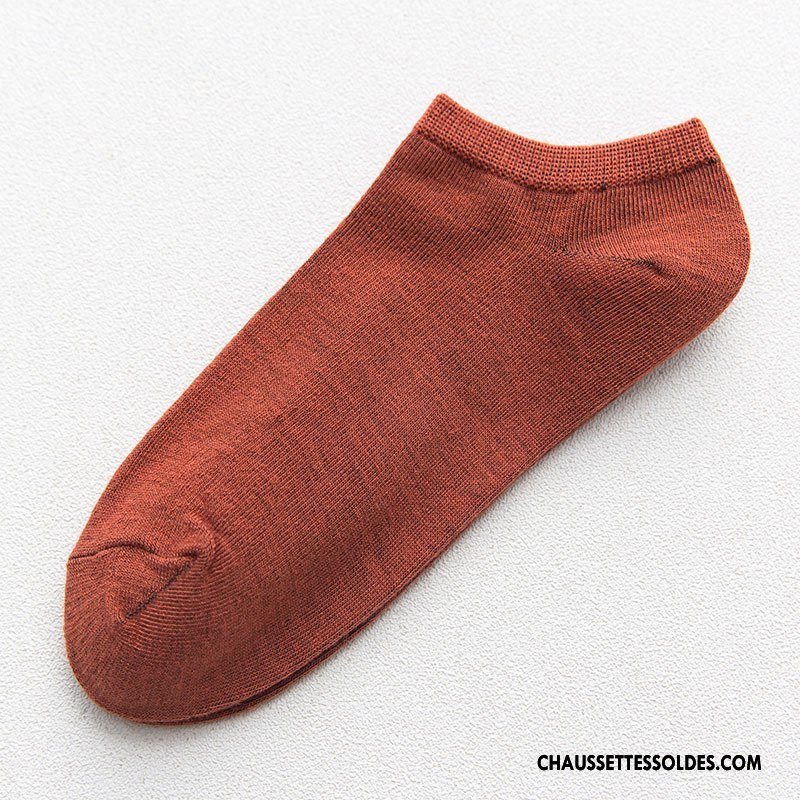 Chaussette Basse Femme Dame Chaussette Courte Charmant Été Antidérapant Chaussettes En Coton Pure Gris Clair