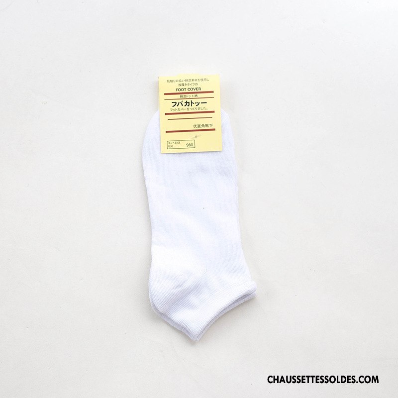 Chaussette Basse Femme Dame Chaussette Courte Été 100% Coton Printemps Le Nouveau Couleurs De Bonbons Pure Rose Clair