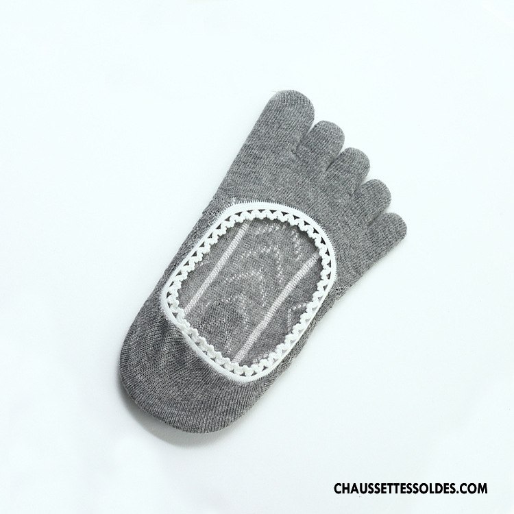 Chaussette Basse Femme Dame Invisible L'automne Été Printemps Antidérapant Blanc Or