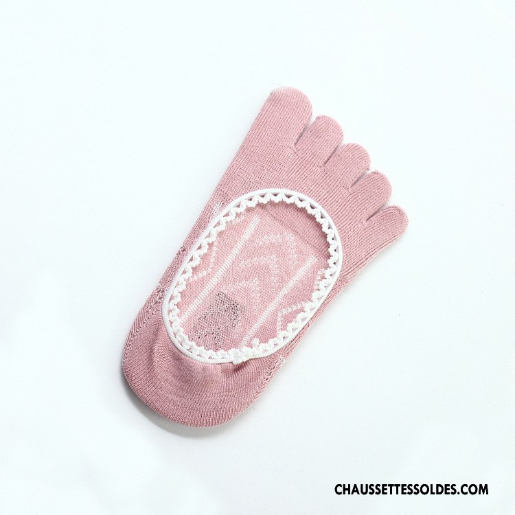 Chaussette Basse Femme Dame Invisible L'automne Été Printemps Antidérapant Blanc Or