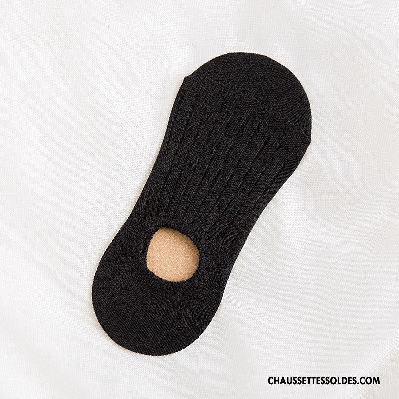 Chaussette Basse Femme Dame Matelassé Antidérapant Nouvelles Arrivées Fleurs Invisible Pure Marron / Brun Clair