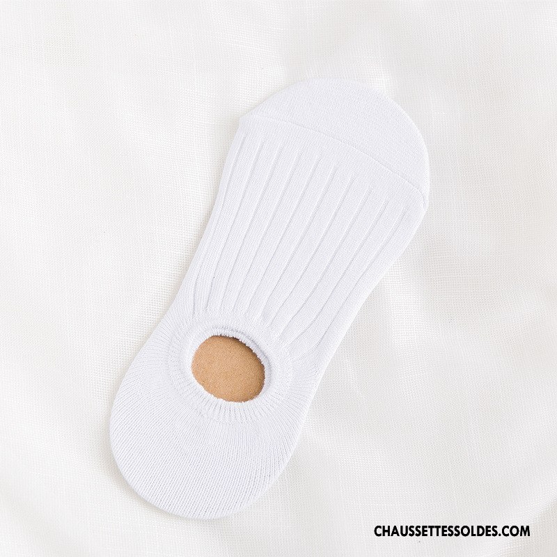 Chaussette Basse Femme Dame Matelassé Antidérapant Nouvelles Arrivées Fleurs Invisible Pure Marron / Brun Clair