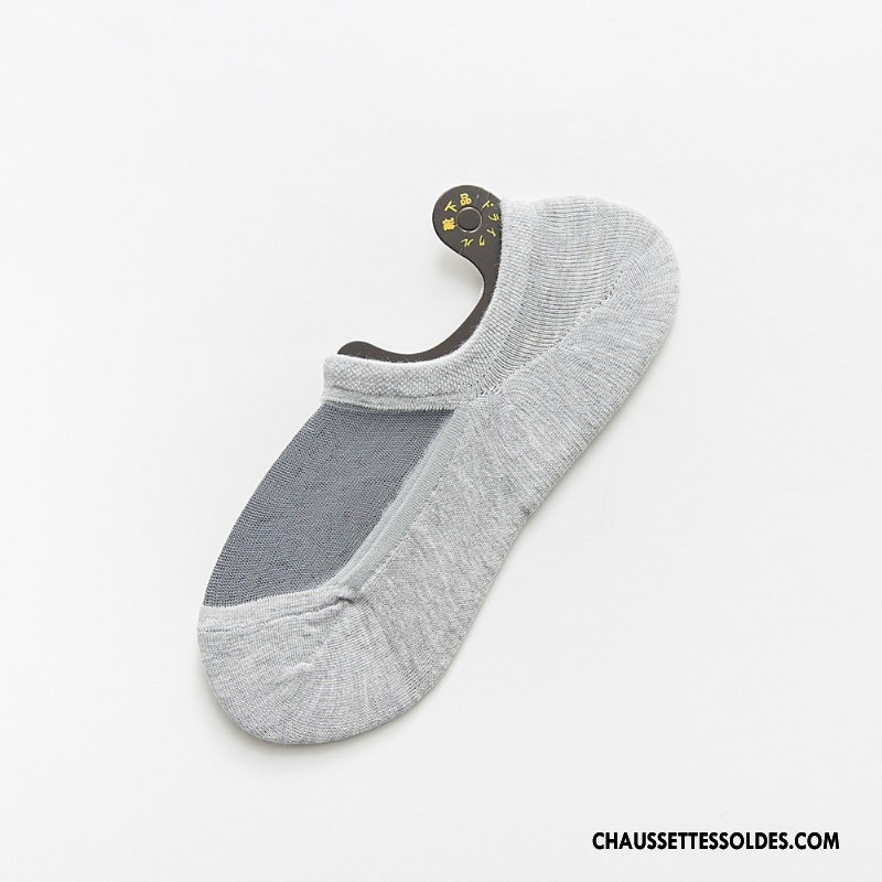 Chaussette Basse Femme Dame Matelassé Nouvelles Arrivées Invisible Été Pure Blanc Clair
