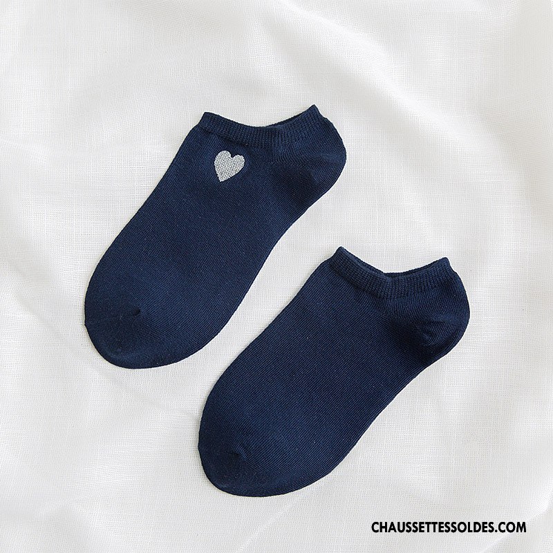 Chaussette Basse Femme Dame Nouvelles Arrivées Chaussette Courte Coton Bio Tendance Mode Jaune