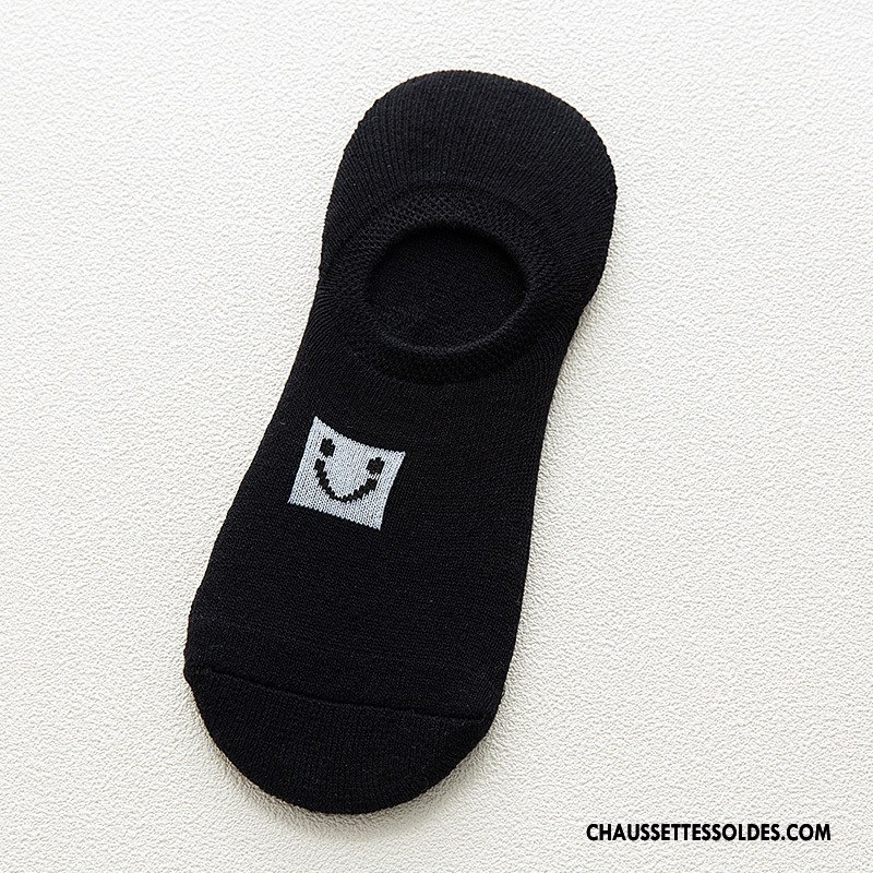 Chaussette Basse Femme Dame Plus De Velours Personnalité 100% Coton Lettre Nouvelles Arrivées Vert