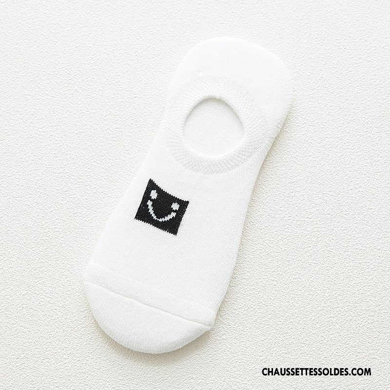 Chaussette Basse Femme Dame Plus De Velours Personnalité 100% Coton Lettre Nouvelles Arrivées Vert