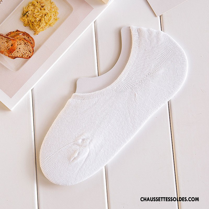 Chaussette Basse Femme Dame Été Chaussette Basse Coupée Le Nouveau Invisible Printemps Couleurs De Bonbons Bleu Clair Pure