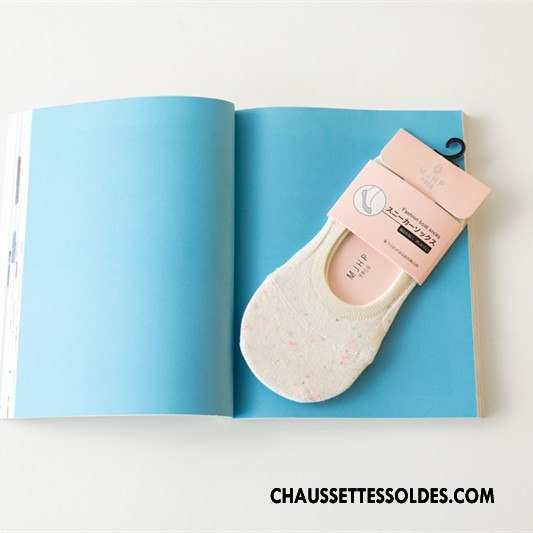 Chaussette Basse Femme Dame Été Style Chaud Silicone Kaki Yarn