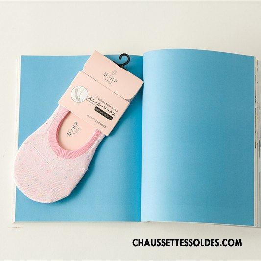 Chaussette Basse Femme Dame Été Style Chaud Silicone Kaki Yarn