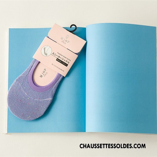 Chaussette Basse Femme Dame Été Style Chaud Silicone Kaki Yarn