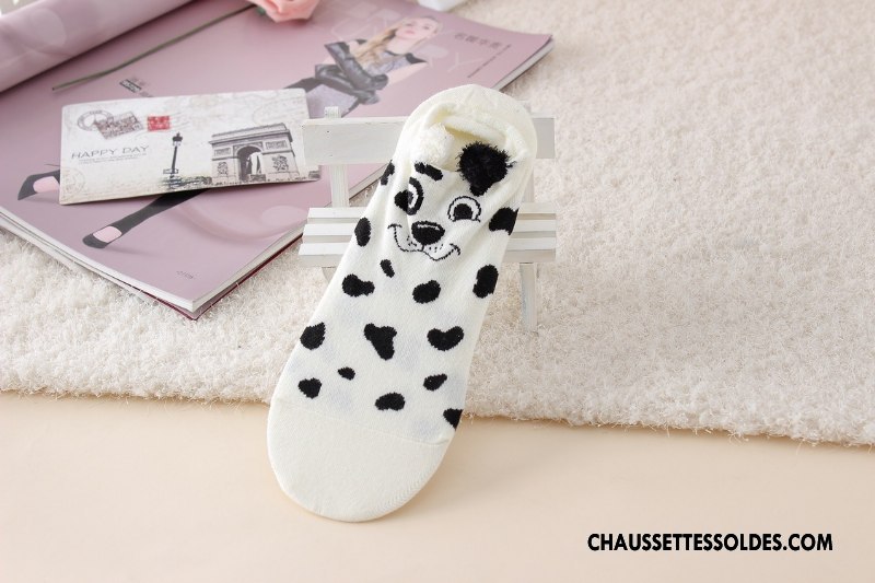 Chaussette Basse Femme Dessin Animé Chaussettes En Coton Charmant Ultra Chaussette Basse Coupée Dimensionnel Bleu