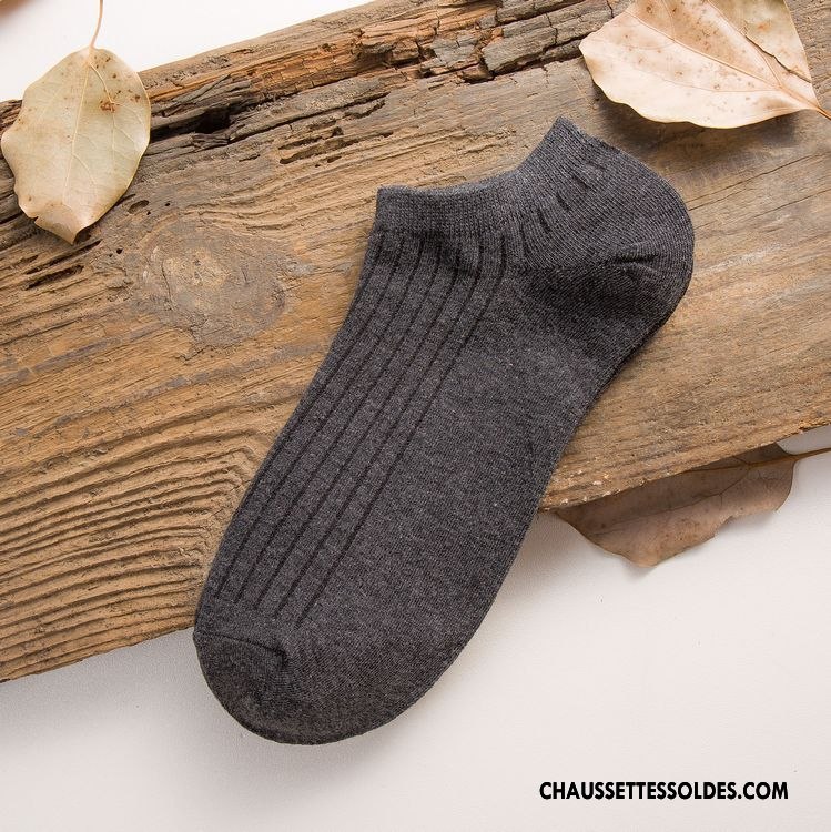 Chaussette Basse Femme Haute Qualité Chaussette Basse Coupée Le Nouveau Pure Bleu
