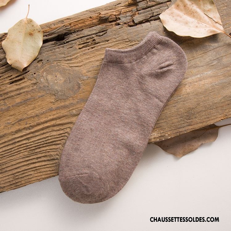 Chaussette Basse Femme Haute Qualité Chaussette Basse Coupée Le Nouveau Pure Bleu