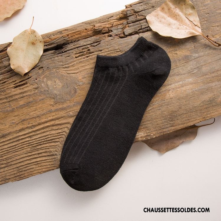 Chaussette Basse Femme Haute Qualité Chaussette Basse Coupée Le Nouveau Pure Bleu