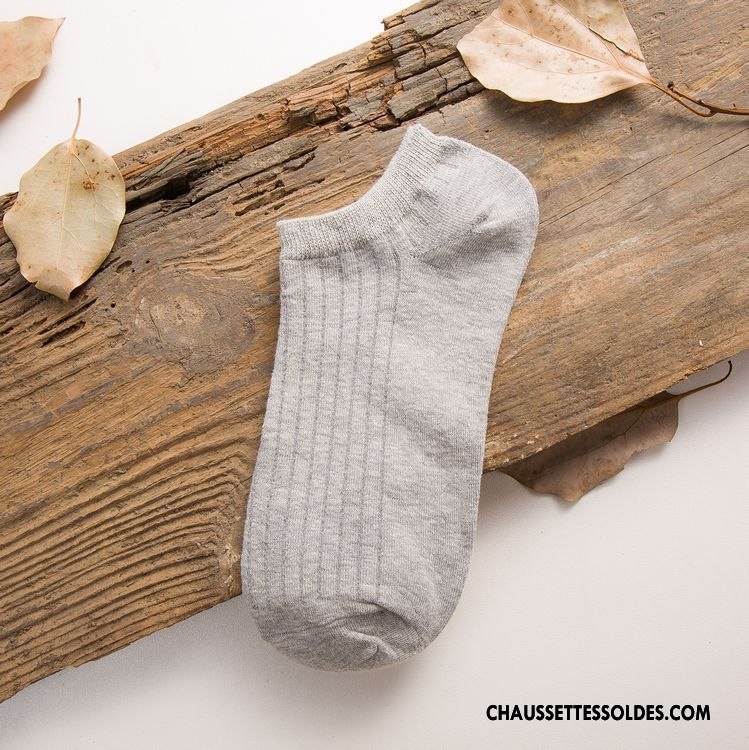 Chaussette Basse Femme Haute Qualité Chaussette Basse Coupée Le Nouveau Pure Bleu