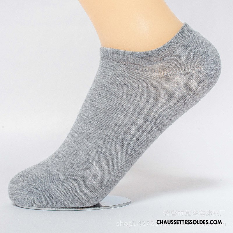 Chaussette Basse Femme Invisible Chaussette Basse Coupée Matelassé Style Chaud Dame Couleurs De Bonbons Jaune Clair
