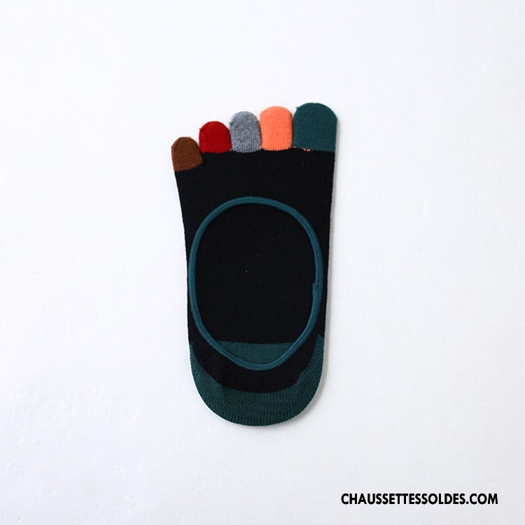 Chaussette Basse Femme Invisible Couleur 100% Coton Coloré