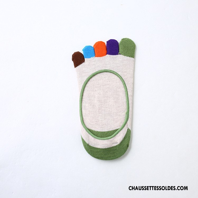 Chaussette Basse Femme Invisible Couleur 100% Coton Coloré