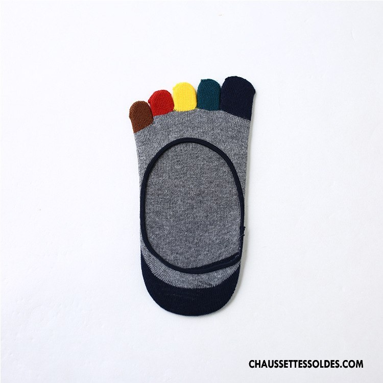Chaussette Basse Femme Invisible Couleur 100% Coton Coloré
