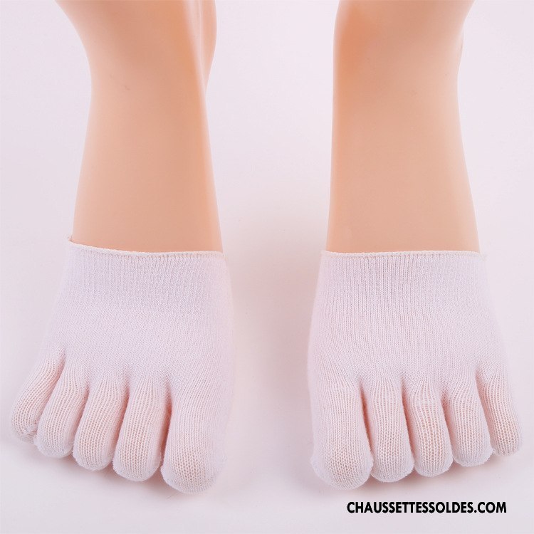Chaussette Basse Femme Invisible Milieu Sandales Derbies Rose Clair