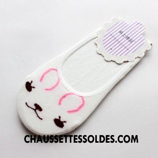 Chaussette Basse Femme Invisible Ultra Chaussettes En Coton Chaussette Basse Coupée Dame Matelassé Blanc Clair