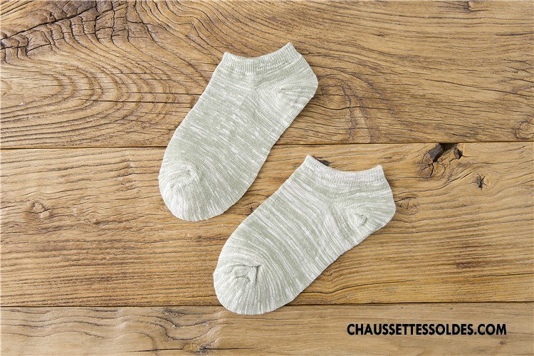 Chaussette Basse Femme Le Nouveau 100% Coton Chaussette Basse Coupée Style National Coton Bio Matelassé Violet Clair