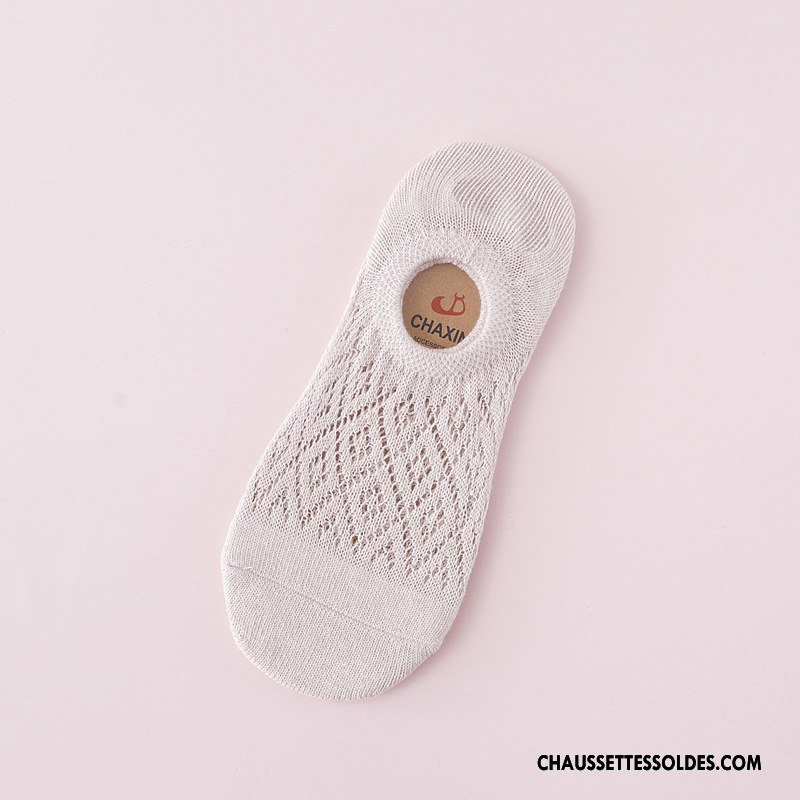 Chaussette Basse Femme Le Nouveau 100% Coton Dame Engrener Chaussettes En Coton Confortable Bleu Clair Clair