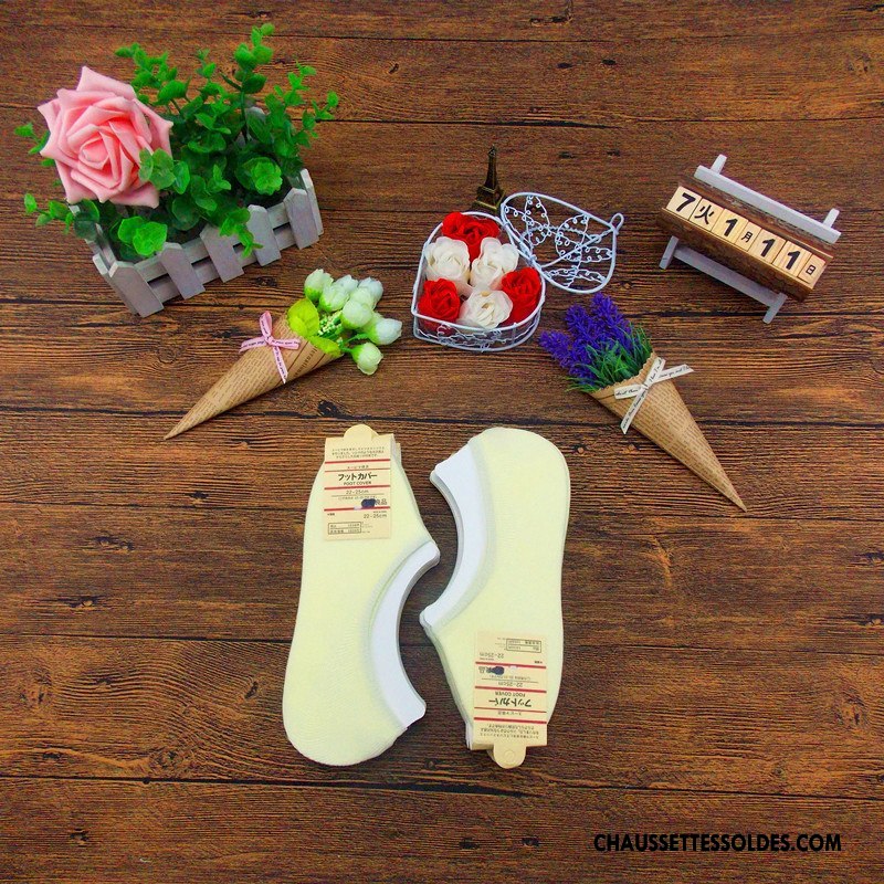Chaussette Basse Femme Le Nouveau Absorber La Sueur Silicone Invisible Chaussettes En Coton Dame Bleu Clair