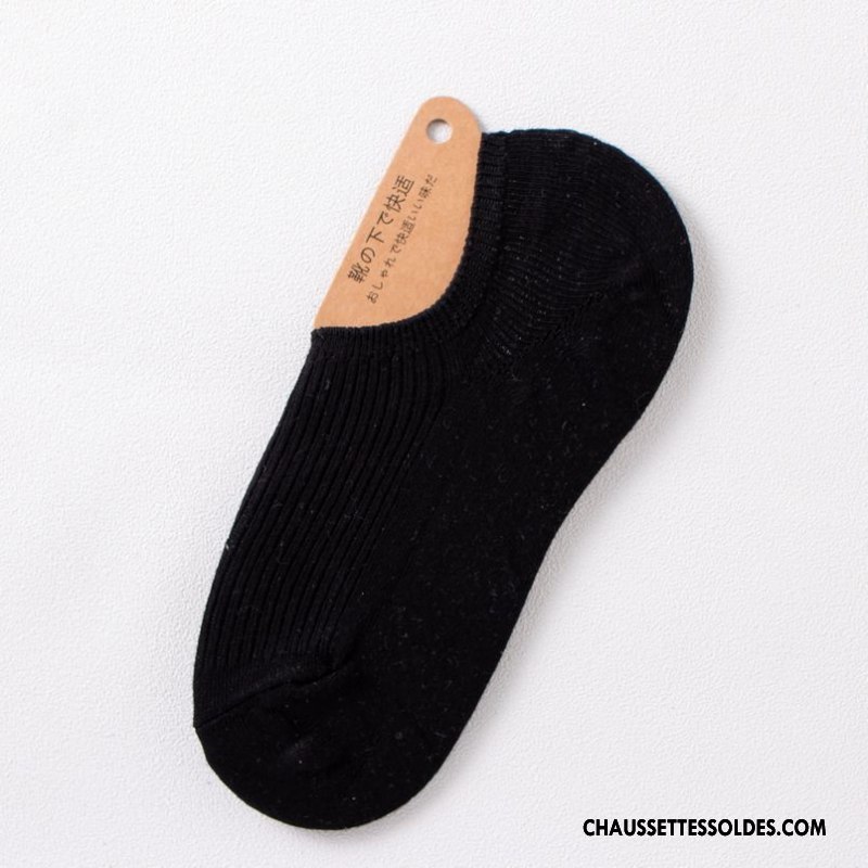 Chaussette Basse Femme Le Nouveau Chaussette Basse Coupée Dame Matelassé Chaussettes En Coton Bleu