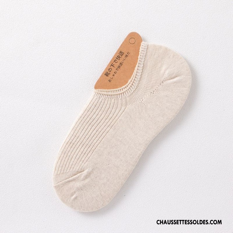 Chaussette Basse Femme Le Nouveau Chaussette Basse Coupée Dame Matelassé Chaussettes En Coton Bleu