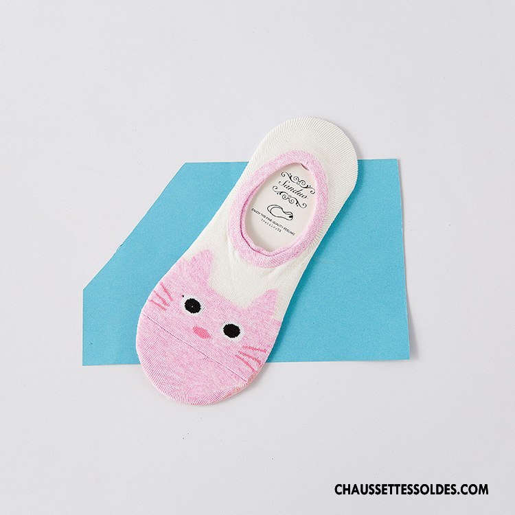 Chaussette Basse Femme Le Nouveau Invisible Printemps Casual Dame Chaussette Basse Coupée Bleu