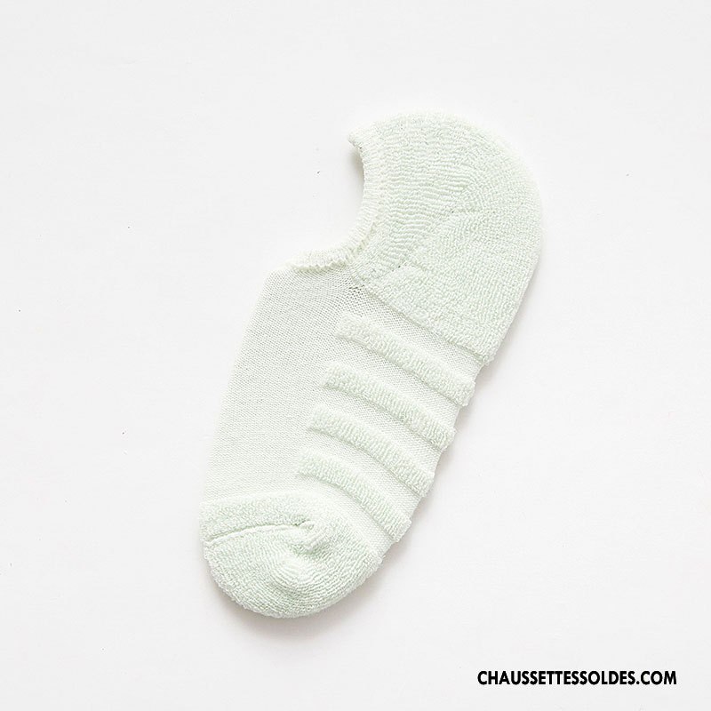 Chaussette Basse Femme Le Nouveau Plus De Velours 100% Coton Terry Serviette Renforcé Pure Jaune