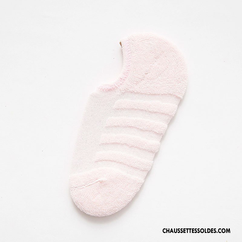 Chaussette Basse Femme Le Nouveau Plus De Velours 100% Coton Terry Serviette Renforcé Pure Jaune