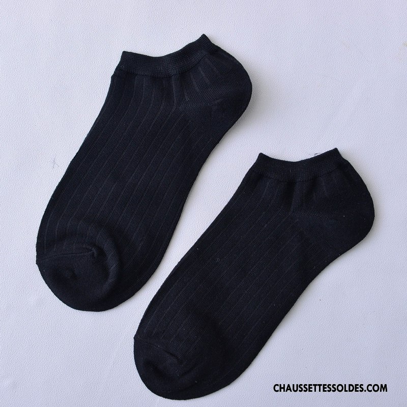 Chaussette Basse Femme Lovers Rayé Chaussette Courte Homme 100% Coton Nouvelles Arrivées Pure Rouge Clair