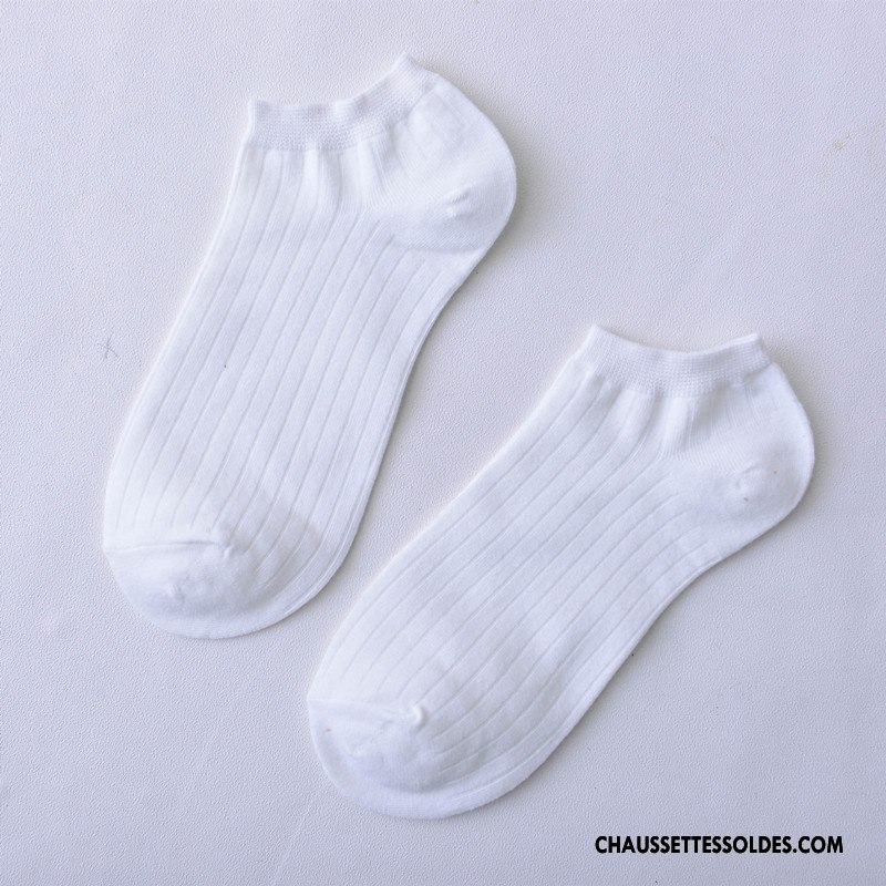 Chaussette Basse Femme Lovers Rayé Chaussette Courte Homme 100% Coton Nouvelles Arrivées Pure Rouge Clair