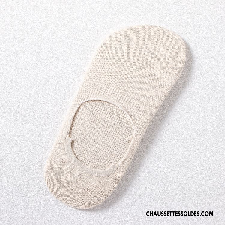 Chaussette Basse Femme Manuel Chaussettes En Coton Le Nouveau Anti-off Dame Chaussette Basse Coupée Bordeaux