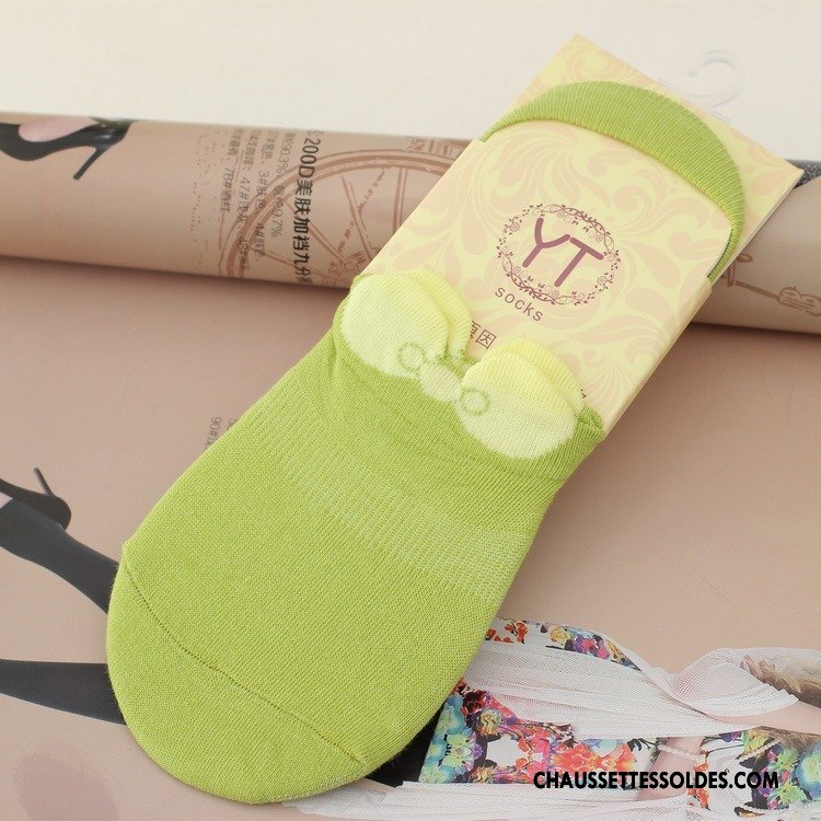 Chaussette Basse Femme Mocassin Anti-off Dimensionnel Antidérapant Chaussette Basse Coupée Papillon