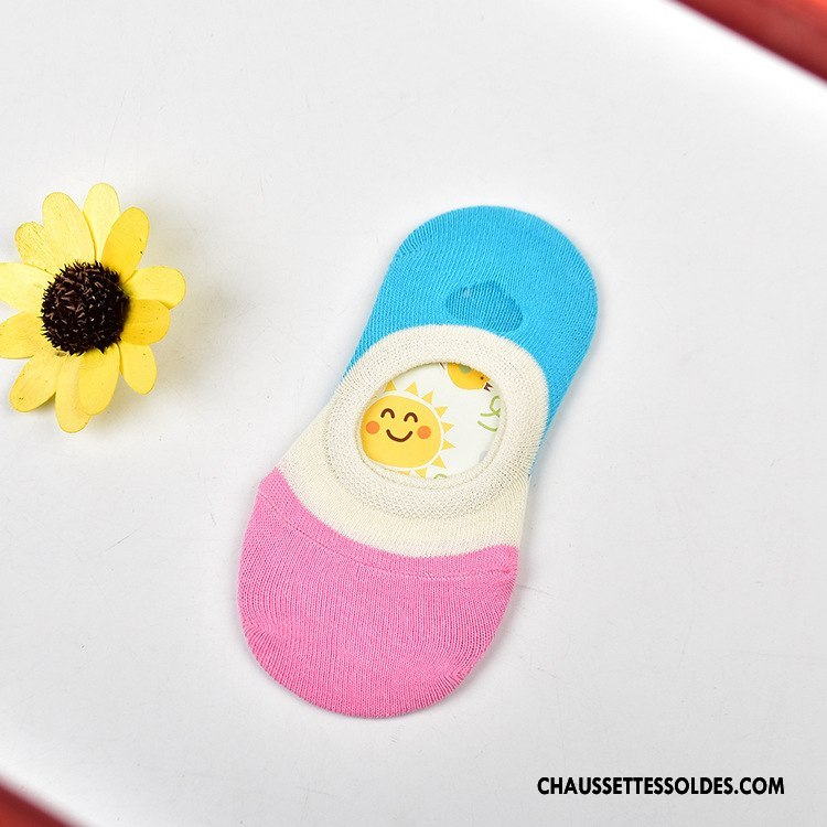 Chaussette Basse Femme Mode Tous Les Assortis Chaussette Basse Coupée Le Nouveau Enfant Charmant Coloré