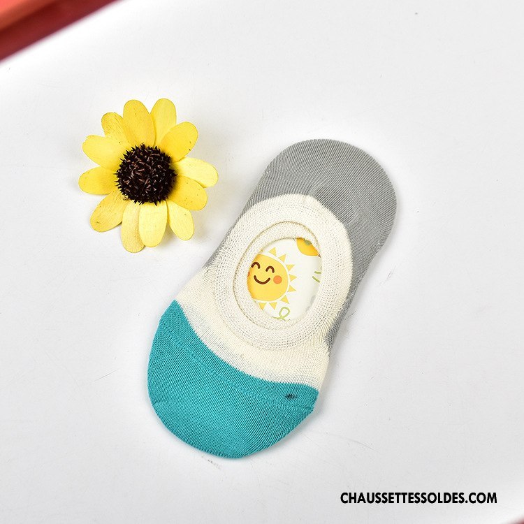 Chaussette Basse Femme Mode Tous Les Assortis Chaussette Basse Coupée Le Nouveau Enfant Charmant Coloré