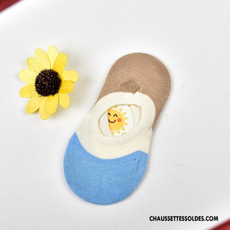 Chaussette Basse Femme Mode Tous Les Assortis Chaussette Basse Coupée Le Nouveau Enfant Charmant Coloré